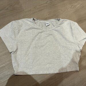 Grey crop top